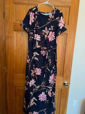 maurices striped maxi dress Stripe Strappy Back Maxi Dress